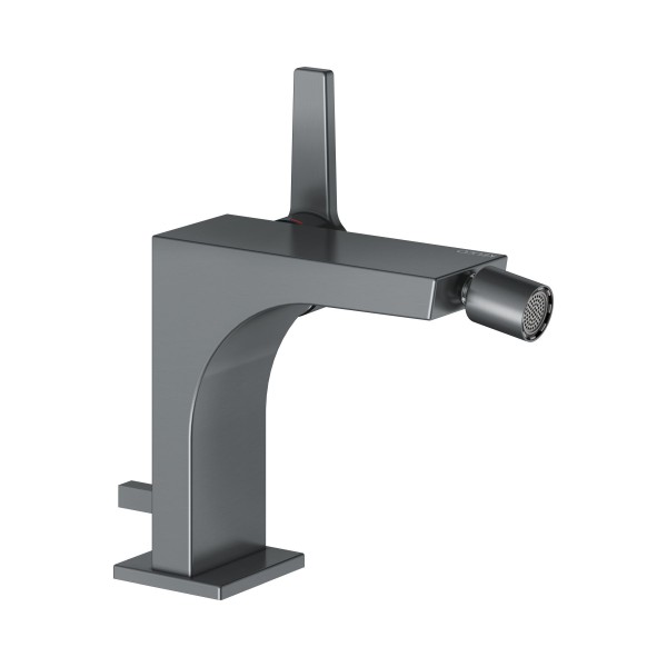 Keuco EHM-Bidetmischer Edition 11 51109 m.Ablaufgarnitur, Schwarzchrom gebürstet, 51109130000