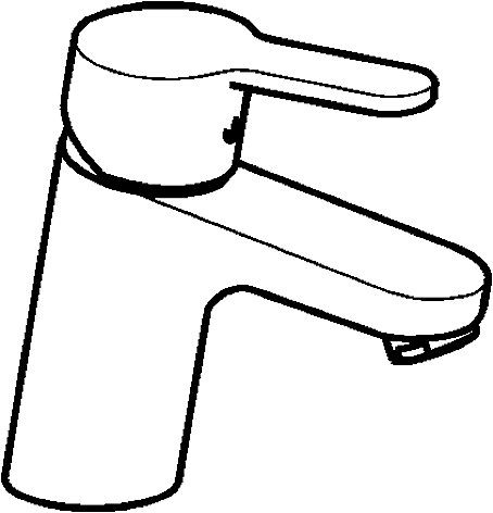 Hansa Waschtisch-Einhandmischer Hansaprimo 4942 verchromt