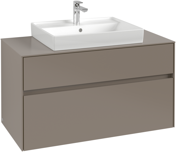 Villeroy & Boch Waschtischunterschrank Collaro C019B0 1000x548x500mm m. Bel. 2 Ausz. Waschtisch mitt
