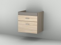 Sanipa Sanipa Waschtischunterschrank (2morrow) MR92101, Weiss-Matt, H:600, B:605, T:482 mm
