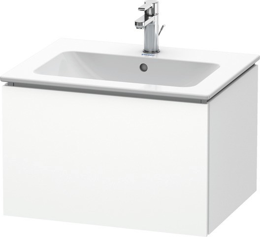 Duravit L-Cube Waschtischunterbau wandhängend Weiß Matt 620x481x400 mm - LC614001818
