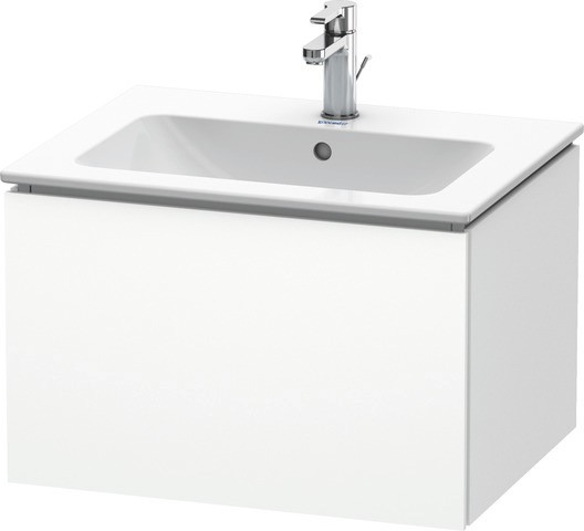 Duravit L-Cube Waschtischunterbau wandhängend Weiß Matt 620x481x400 mm - LC6140018180A00