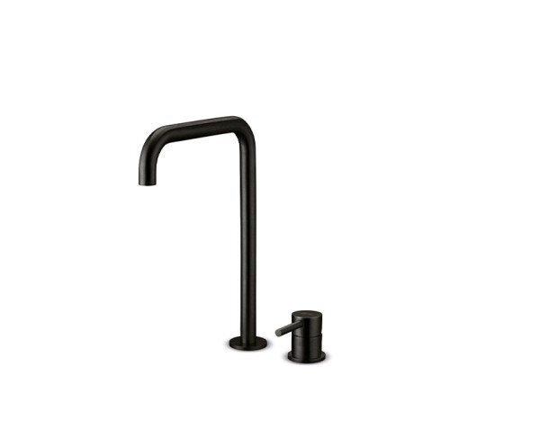 JEE-O Slimlime Stand 2-Loch Waschtischarmatur, hoch, schwarz strukturiert, 800-1773