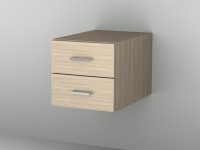 Sanipa Unterschrank Sanipa Unterschrank (2morrow) MN21052, Anthrazit-Hochglanz 340,0x350,0x520,0