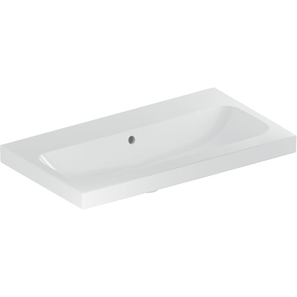 Geberit iCon Light Waschtisch 75x42cm, verkürzte Ausladung