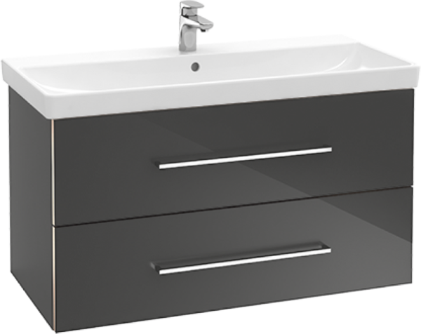 Villeroy & Boch Waschtischunterschrank Avento A89100 776x514x484mm 2 Ausz. Waschtisch mittig Volcano