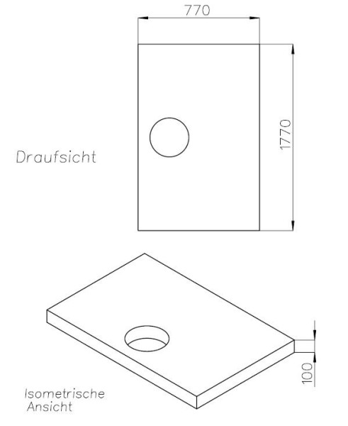 Neuesbad Wannenträger für Ideal Standard Ultra Flat S 1800x800