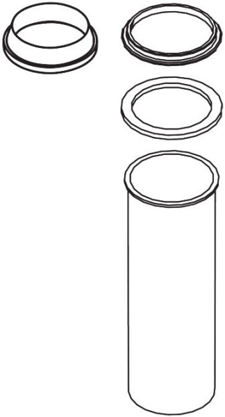 Hansgrohe Tauchrohrset DN32 chrom , 94203000