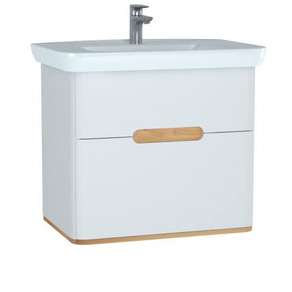 Vitra Sento Set 78 cm, 2 Laden, Weiß Matt, 60824