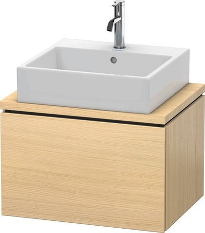 Duravit L-Cube Konsolenwaschtischunterbau wandhängend Mediterrane Eiche Matt 620x477x400 mm - LC5800