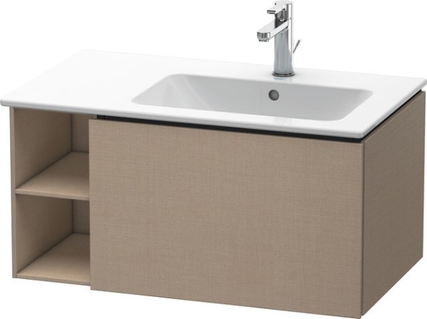 Duravit L-Cube Waschtischunterbau wandhängend Leinen Matt 820x481x400 mm - LC619207575
