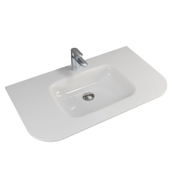 Pelipal Serie 7200 Mineralmarmor-Waschtisch rund, BME038M87201