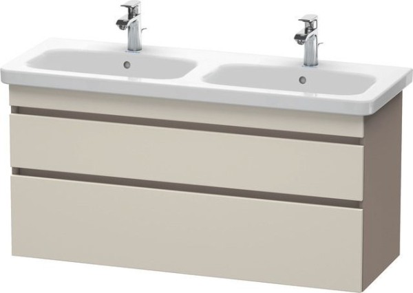 Duravit DuraStyle Waschtischunterbau wandhängend Taupe & Basalt Matt 1230x448x610 mm - DS649809143