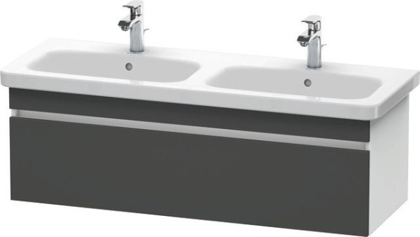 Duravit DuraStyle Waschtischunterbau wandhängend Graphit & Weiß Matt 1230x448x398 mm - DS639804918