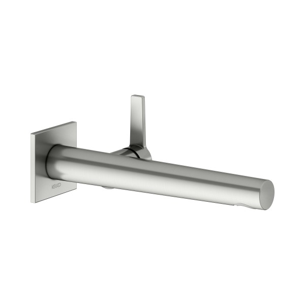 Keuco Waschtischarmatur Edition 11 51116, UP, Ausladung 243 mm, Edelstahl-finish, 51116062302