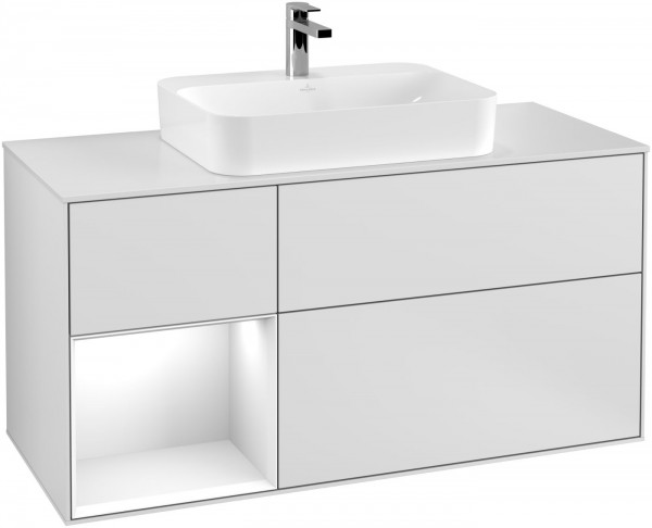 Villeroy & Boch Waschtischunterschrank Finion F41 1200x603x501mm WT mittig, F411GFMT