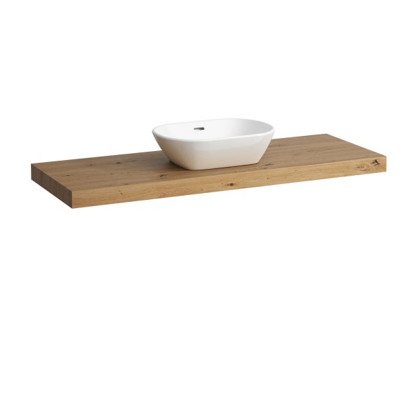 Laufen Waschtisch-Platte LANI 495x1370x65 mit Aussschnitt mittig