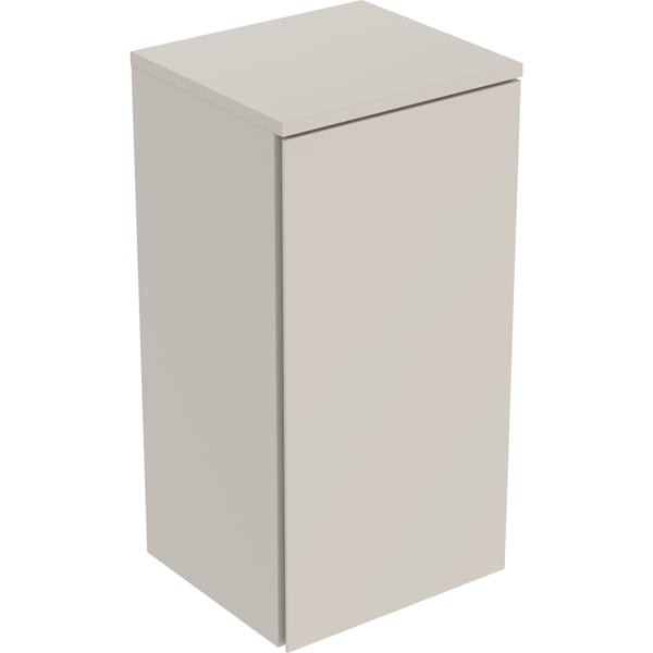 Geberit Renova Plan Seitenschrank mit einer Tür: 33x65x29.7cm, sandgrau / lackiert, 504043DB1