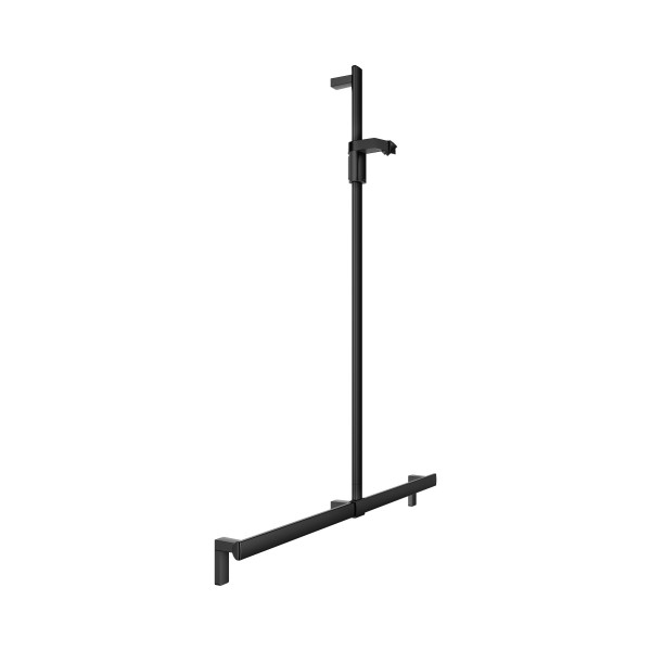 KEUCO AXESS Duschhandlauf mit Brausestange, Metall, B: 115 x H: 130,1 cm, 35014371213