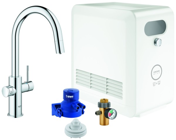 GROHE Blue Professional StarterKit 31325 C-Auslauf azb. Bluetooth/WIFI chrom, 31325002