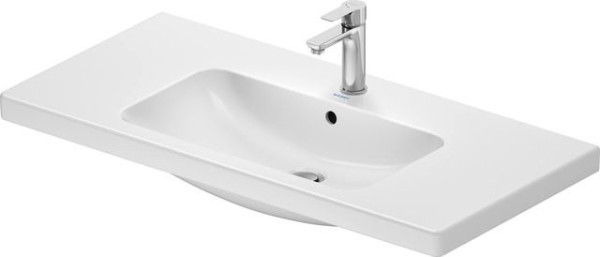 Duravit D-Code Möbel-Waschtisch 1000x480mm, M.Überlauf, Mit 1 Hahnloch