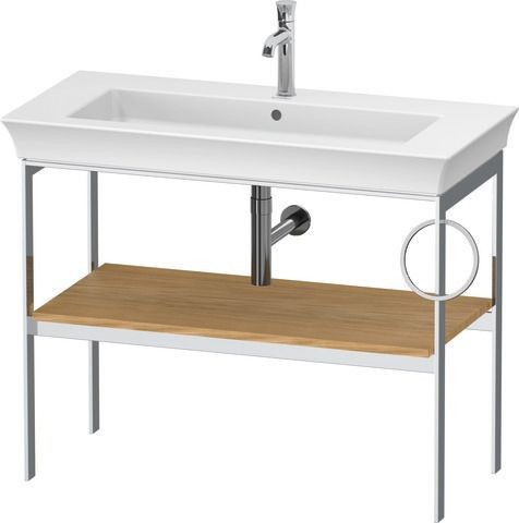 Duravit White Tulip Metallkonsole 984x450x760 mm - WT4544RH5H5
