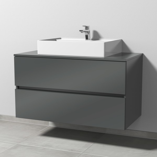Sanipa Solo One Keramik-Set Angular Waschtisch-Set