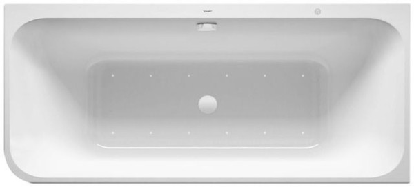 Duravit Happy D.2 Plus Whirlwanne Weiß / Graphit Supermatt 1800x800 mm - 760450800AS0000
