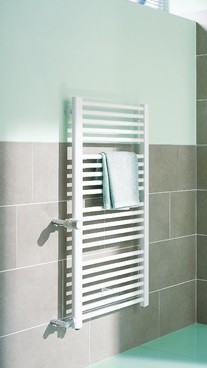 Kermi Badheizkörper Basic-D BH1172x35x899mm QN955 glanzsilber Anschl.re,NAB500, E001D120090WRXK