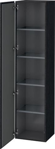 Duravit L-Cube Hochschrank Eiche Schwarz Matt 400x363x1760 mm - LC1180L1616