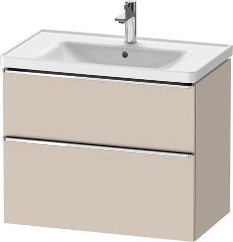 Duravit D-Neo Waschtischunterbau wandhängend Taupe Matt 784x452x625 mm - DE4355010910000