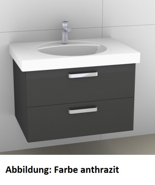 Artiqua 413 Waschtischunterschrank für Preciosa 124283, 124284 Weiß Matt Select, 413-WU2L-K41-7161-1