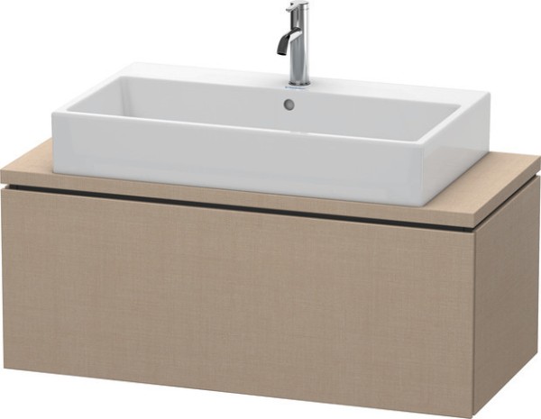 Duravit L-Cube Konsolenwaschtischunterbau wandhängend Leinen Matt 1020x477x400 mm - LC580407575