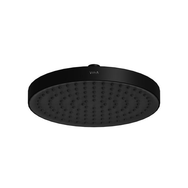 VitrA Core Round Kopfbrause Form rund Durchmesser 25 cm Schwarz Matt,A4591236EXP