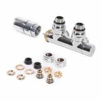 Terma Set Thermostat Verbundeckventill 50 mm CYLINDER  GZ 1/2"-Ø16x2, Ø15  rechts, WRZT5G2-CR, Chrom Terma Set Thermostat Verbundeckventill 50 mm CYLINDER  GZ 1/2"-Ø16x2, Ø15  rechts, WRZT5G2-CR, Chrom