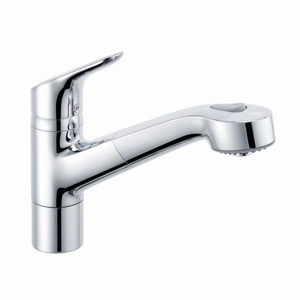 Kludi Objekta Spültisch-Einhandmischer DN 10 herausz. Brause chrom, 325810575