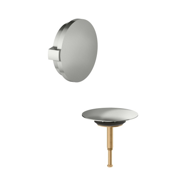Keuco Multiplex Ab- und Überlaufset 59930, Edelstahl-finish, 59930060075
