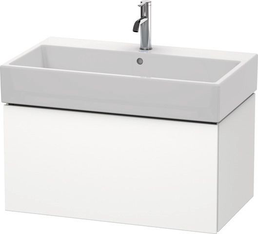 Duravit L-Cube Waschtischunterbau wandhängend Weiß Supermatt 784x459x394 mm - LC617708484