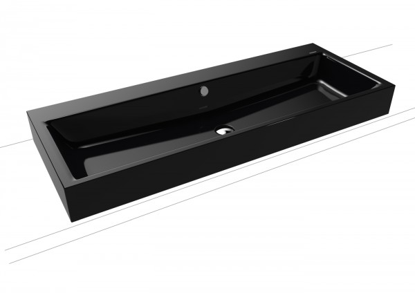 Kaldewei Aufsatzwaschtisch Puro, Modell 3168 mit Überlauf 1200x460, 907006003701