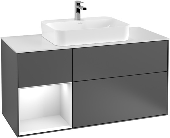 Villeroy & Boch Waschbeckenunterschrank Finion G41 1200x603x501mm m Bel FK/RE/AP: HJ/GF/1