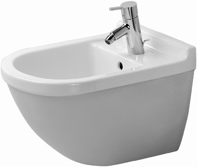 Duravit Starck 3 Wand Bidet Weiß Hochglanz 540 mm - 22801500001