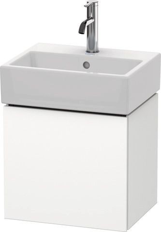 Duravit L-Cube Waschtischunterbau wandhängend Weiß Supermatt 434x341x400 mm - LC6245R8484