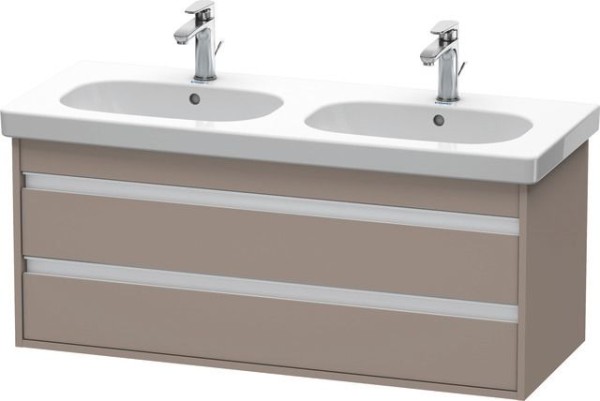 Duravit Ketho Waschtischunterbau wandhängend Basalt Matt 1150x455x480 mm - KT664904343