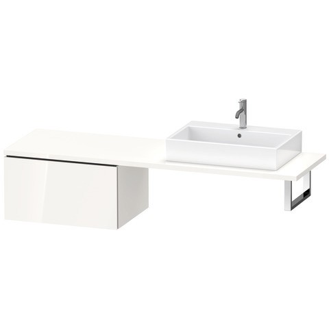 Duravit L-Cube Unterschrank für Konsole Weiß Hochglanz 720x547x400 mm - LC585408585
