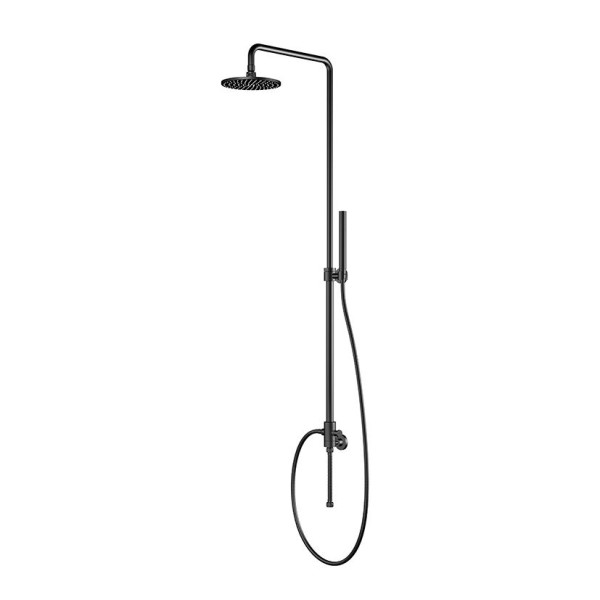 Steinberg Serie 100 Brauseset, ohne Armatur, mit Regen-/Handbrause, matt black, 100 2770 S
