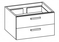 Artiqua COLLECTION 415 Artiqua COLLECTION 415 Waschtischunterschrank zu "Living City" 817437 B:750mm