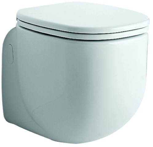 Geberit WC-Sitz 500 by Citterio 572100, Scharniere: Metall, 572100000, weiss