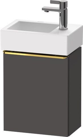 Duravit D-Neo Waschtischunterbau wandhängend Graphit Matt 364x222x440 mm - DE4218L34490000