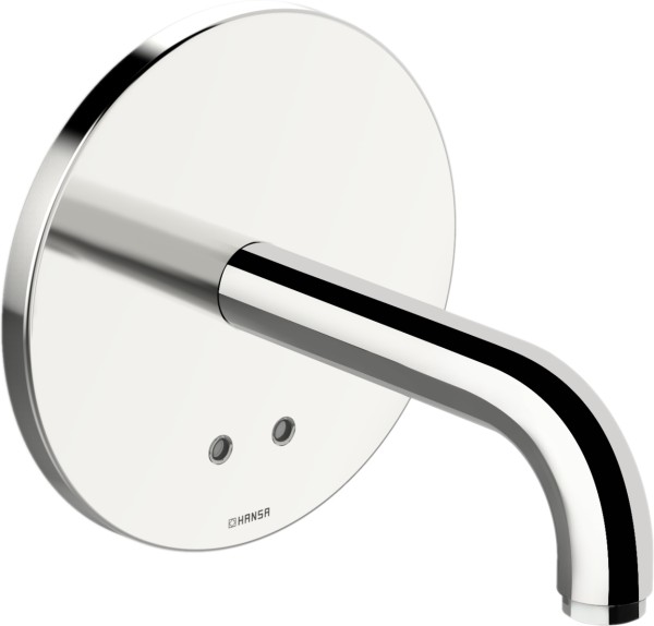 Hansa Waschtischarmatur Unterputz HANSAELECTRA 8180 Ros. rund 3V, BT Ausl. 170 mm chr