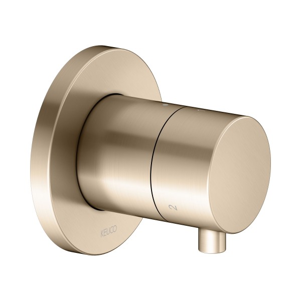 Keuco 3-Wege Umstellventil IXMO Comf.59548, rund, Bronze gebürstet,59548031001